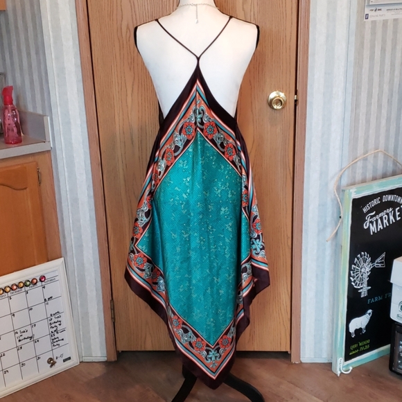 Spaghetti Strap Scarf Dress Size L/XL - Picture 4 of 5